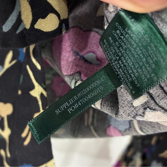 [s] Ralph Lauren Floral Button-Up Shirt Black Multicolour office | Women’s Small - Picture 6 of 6